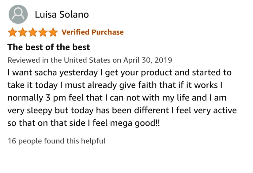 sascha Positive Customer Review 2 sascha Positive Customer Review 2