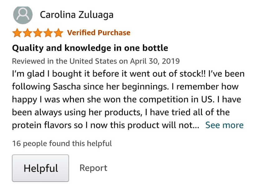 sascha Positive Customer Review 3 sascha Positive Customer Review 3